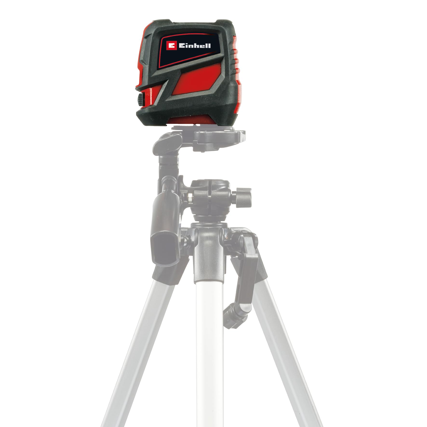 Einhell Kreuzlinienlaser TC-LL 2 G (selbstnivellierend, horizontale/vertikale grüne Laserlinien, digitale Wasserwaage, 1/4" Stativgewinde, inkl. Tasche & Universalklemme)