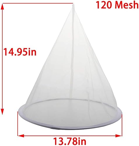 Miniatura 4 de DQITJ 2 piezas de apicultura de abeja de miel filtro de desastre herramienta de extracto para apicultores, malla 120