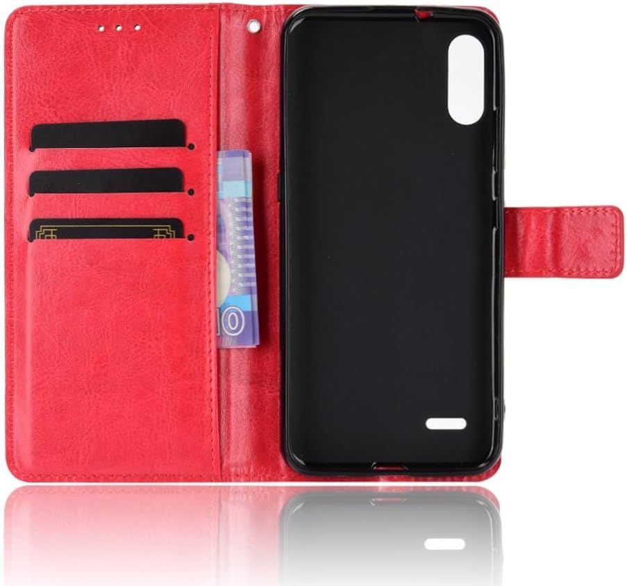 Cover per LG K22 Custodia Compatibile con LG K22 Custodia per Telefono [con Protezione dello Schermo in Vetro temperato][Luce Dorata riflessa] DJL-XBQ