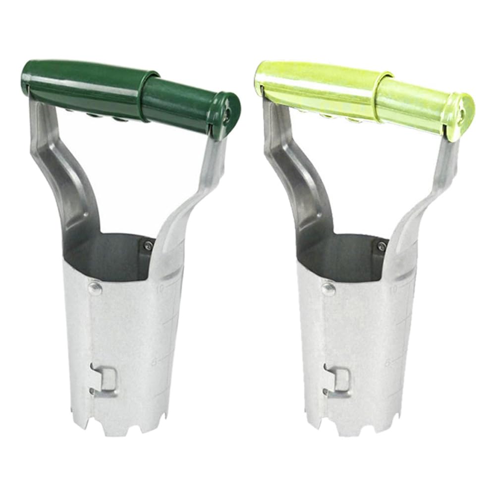 Beeoficepeng As Shown Garden Tools Bulb Planter,Transplanter Bulb Planter Tool,Automatic Soil Release For Diggingrefilling Hole Garden