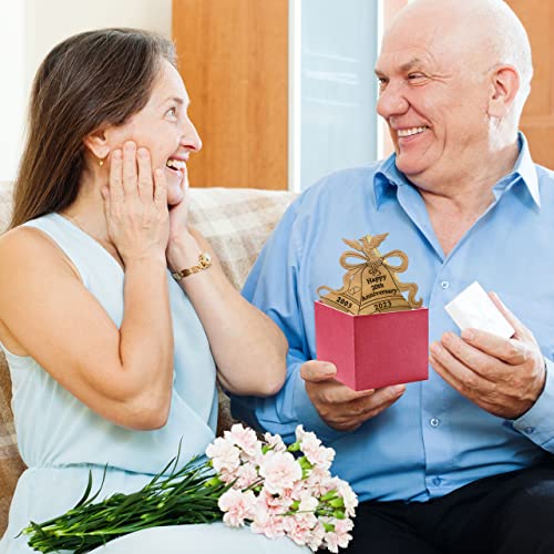 Jolette Designs 20Th Anniversary Present For Wife, 20 Year-Gift Ideas For Her And Him, Romantic Wooden Laser Cut Ornament For Couples, 2023 Made In Usa #TOP1