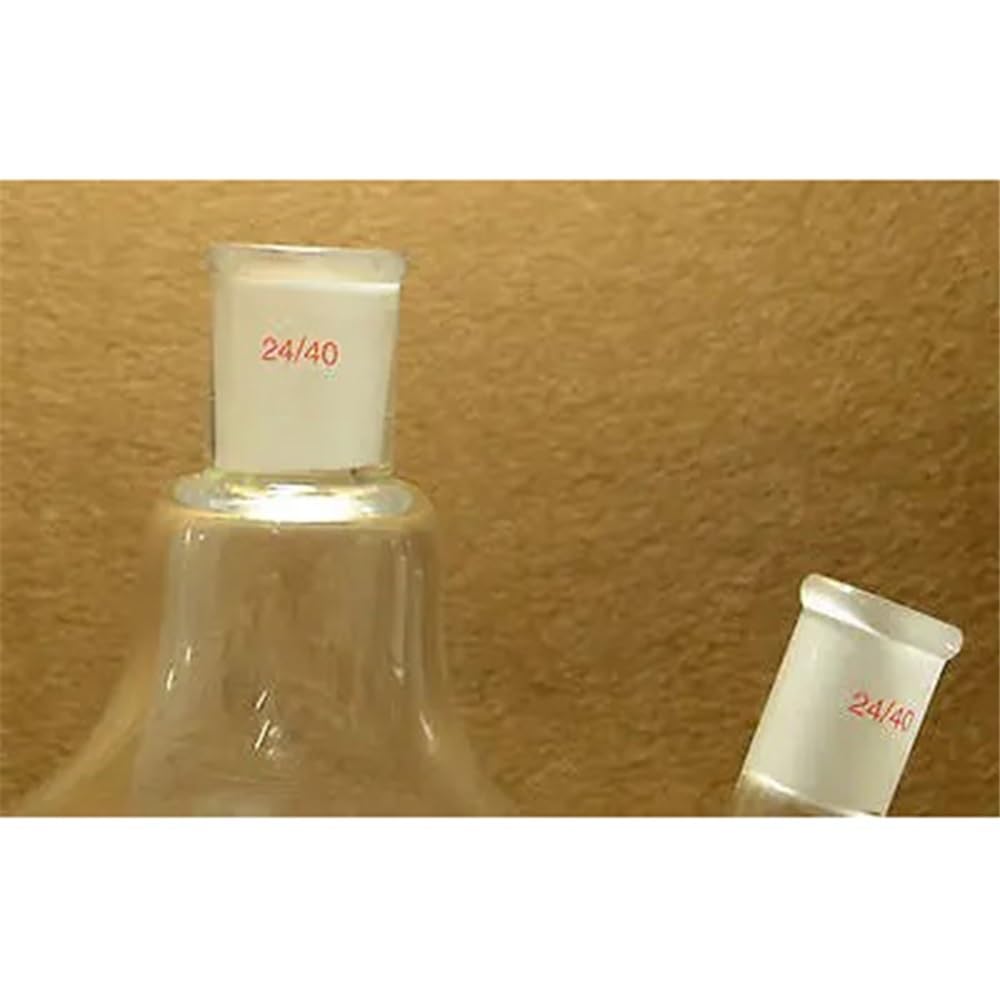 Laborglaswaren 5000 ml 24/40 2 Hals Rundboden Glaskolben 5L Labor Flasche