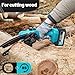 SINPY Mini Chainsaw Cordless 8000mAh 6-Inch Portable Electric Chainsaws with 2 Chains Small Chain Saws Handheld for Wood/Tree Cutting, Gardening Gift for Dad Husband Women Men