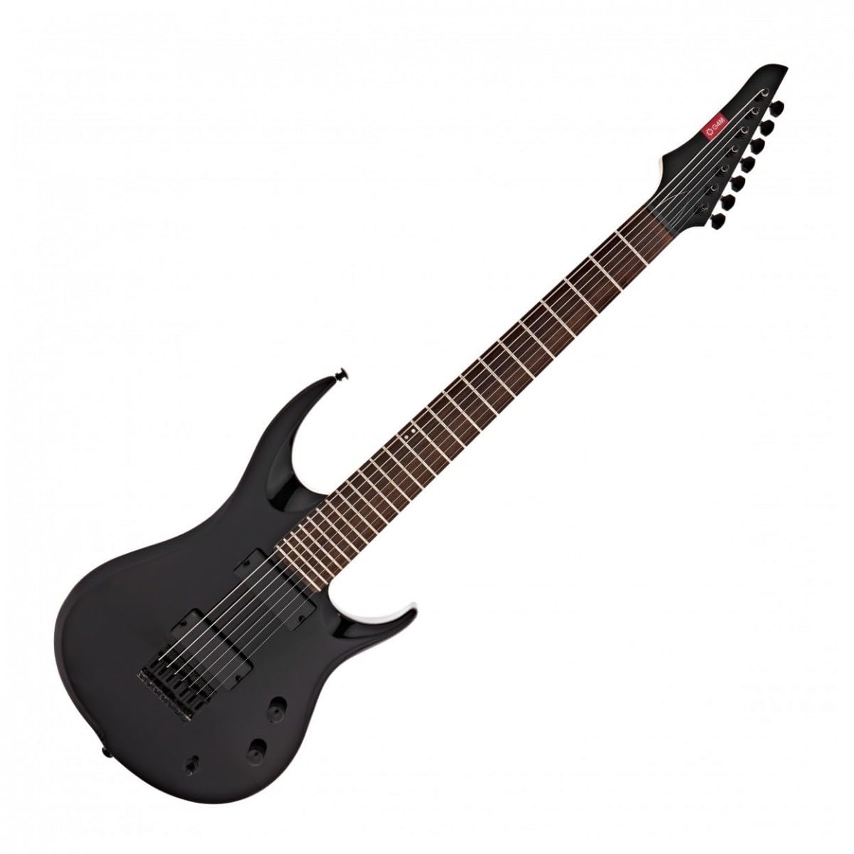 Guitarra Eléctrica 7-Cuerdas 27" Longitud Escala 529 por G4M, Jet Black