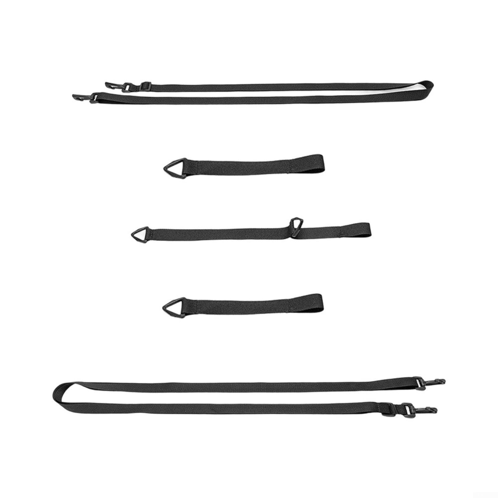 FUANA Complete Patio Umbrella Strap Set Adjustable Ratchet Tie Down 17-275cm Wind Stabiliser for 3-4m Cantilever Crank Tilt Parasol
