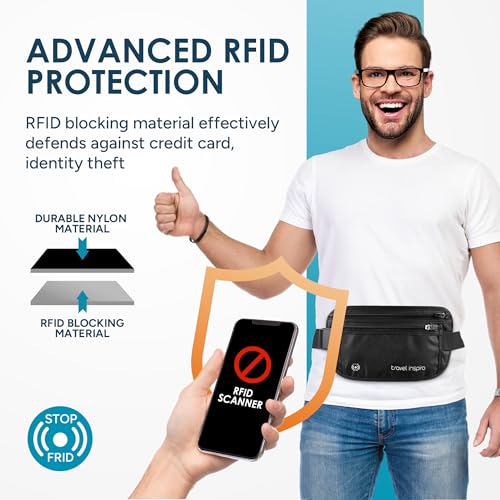 Image of Travel Inspira RFID Hidden Money Belt
