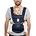 Ergobaby All Carry Positions Breathable Mesh Baby Carrier with Enhanced Lumbar Support & Airflow & Omni 360 All-Position Baby Carrier for Newborn to Toddler with Lumbar Support