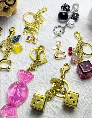 Image of Bag Charm KeyChain - Purse Wallet Chain & Charms Accessories for Handbags- Stocking Stuffers Gifts for Women Girls