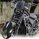 【GOLDFAUST】 レブル ビキニカウル フロントカウル カスタム パーツ フェアリング フロントマスク カスタムパーツ 250cc 500cc 1100cc マットブラック(艶無し黒) MC49 SC83 REBEL