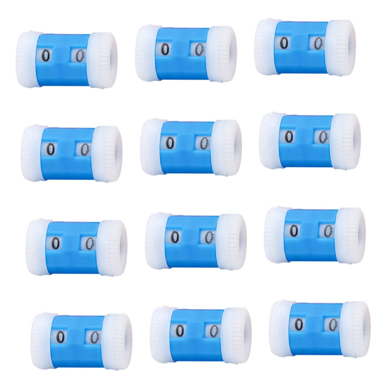 100 Piezas Contador De Hileras De Tejido Simplificar El Contador De Tejer Contador De Ganchillo Liso Simplificar El Contador De Puntadas Arte De Tejer El Plastico Blue SEWOART