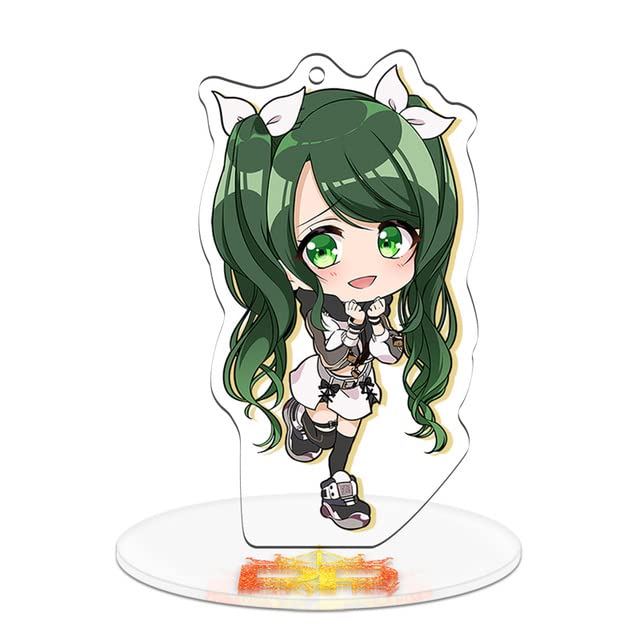 Anime D4DJ First Mix Peaky P-key Akashi maho Ohnaruto Muni Togetsu Rei Acrylic Stand Keychain Fiɡurе Model Collection Keyring (Shimizu Esora)