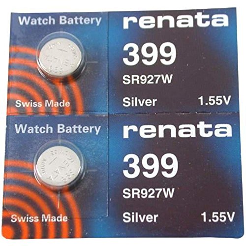 Pilas para reloj Renata 399 x2 piezas miniatura 1