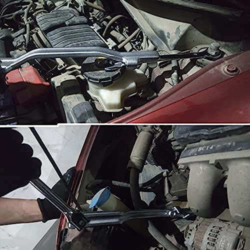 FYOBOT Schraubenschl¨¹Sselverl?Ngerung mit 3 Paar Rutschfester Drehmomentverst?Rkerstangen-Pleuelstange mit 1/2-Loch f¨¹r Drive Click-Drehmomentschl¨¹Ssel – Bild 3