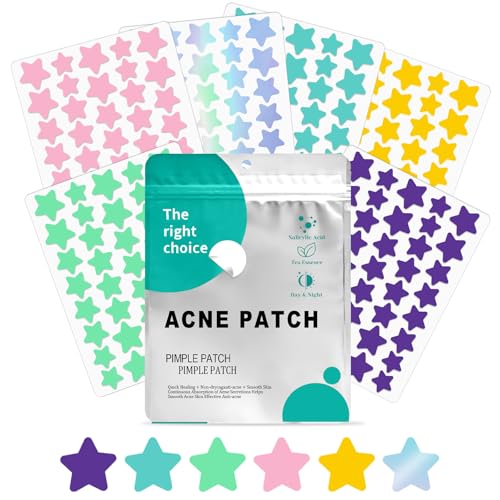240PCS Parches Para Granos Hidrocoloides Absorbente,Pimple Patches Parches Acne Absorbente Invisible,Con Aceite De Árbol De Té Y Ácido Salicílico,Día y Noche Pimple Patch Acne Patch Transpirables