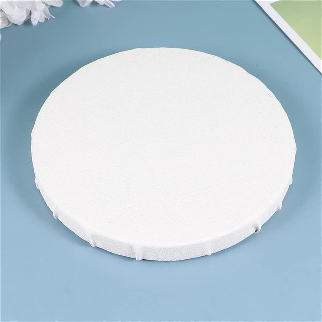 3pcs Round Artist Canvas Frame Blank Painting Boards Mini pittura a olio Board Drawing Supplies