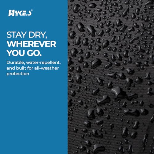 Image of Hykes Rain Cover for Backpack Travel Essentials Rain Cover for Bag Travel Accessories Bags Water Resistance Dustproof Waterproof for All Bag Sizes Elastic Adjustable for School College Office
