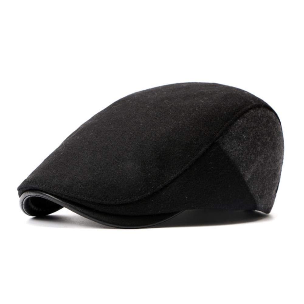 YDY Autumn Winter Berets For Men Casual Wool Caps Classic Solid Berets Men And Women Style Visors Hats Adult Flat Casquette