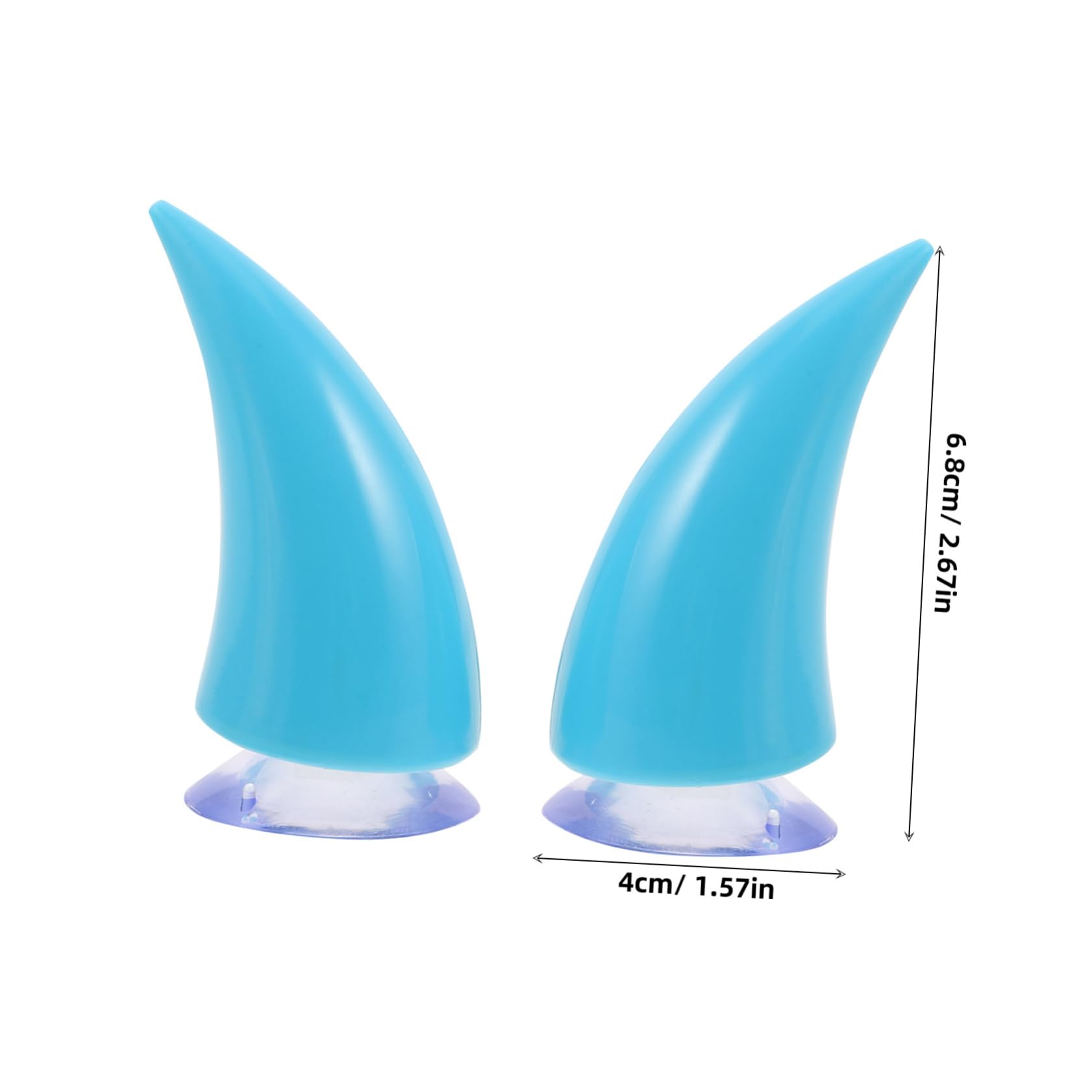 Parliky 2pcs Motorcycle Devil Horns Unique Decorations For Electric Bikes Reusable Decorative Horns Accessories For Halloween