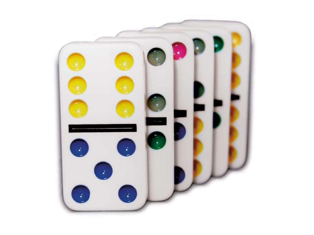Cayro 5,1 x 2,5 x 0,8 cm podwójne kolory domino (6-częściowy)