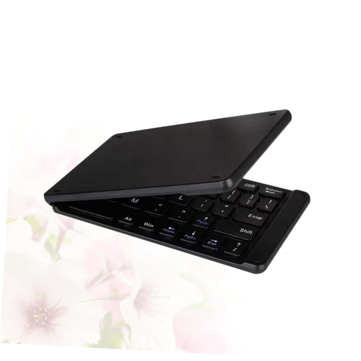 Housoutil Tastiera Wireless Pieghevole Tasti Design Pieghe Compatto per Cellulare Tablet e Computer Portatile Realizzata in Materiale Abs Resistente