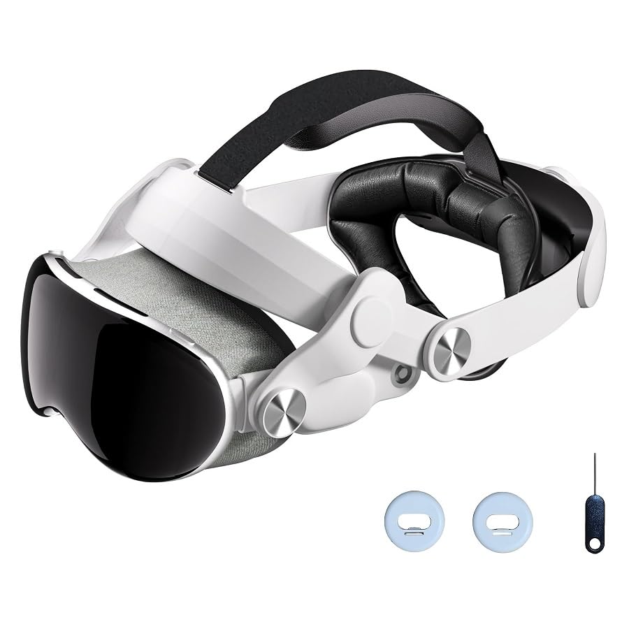 Upgraded Head Strap for Apple Vision Pro,Pressure-Reducing Comfort Head Strap Compatible with Apple Vision Pro, Headstrap with Breathable Sponge Pad,Adjustable for Various Head Sizes and Face Shapes