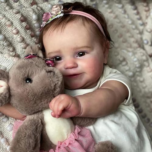 Muñeca Reborn Silicone Vinilo 20" Realista Bebé miniatura 2