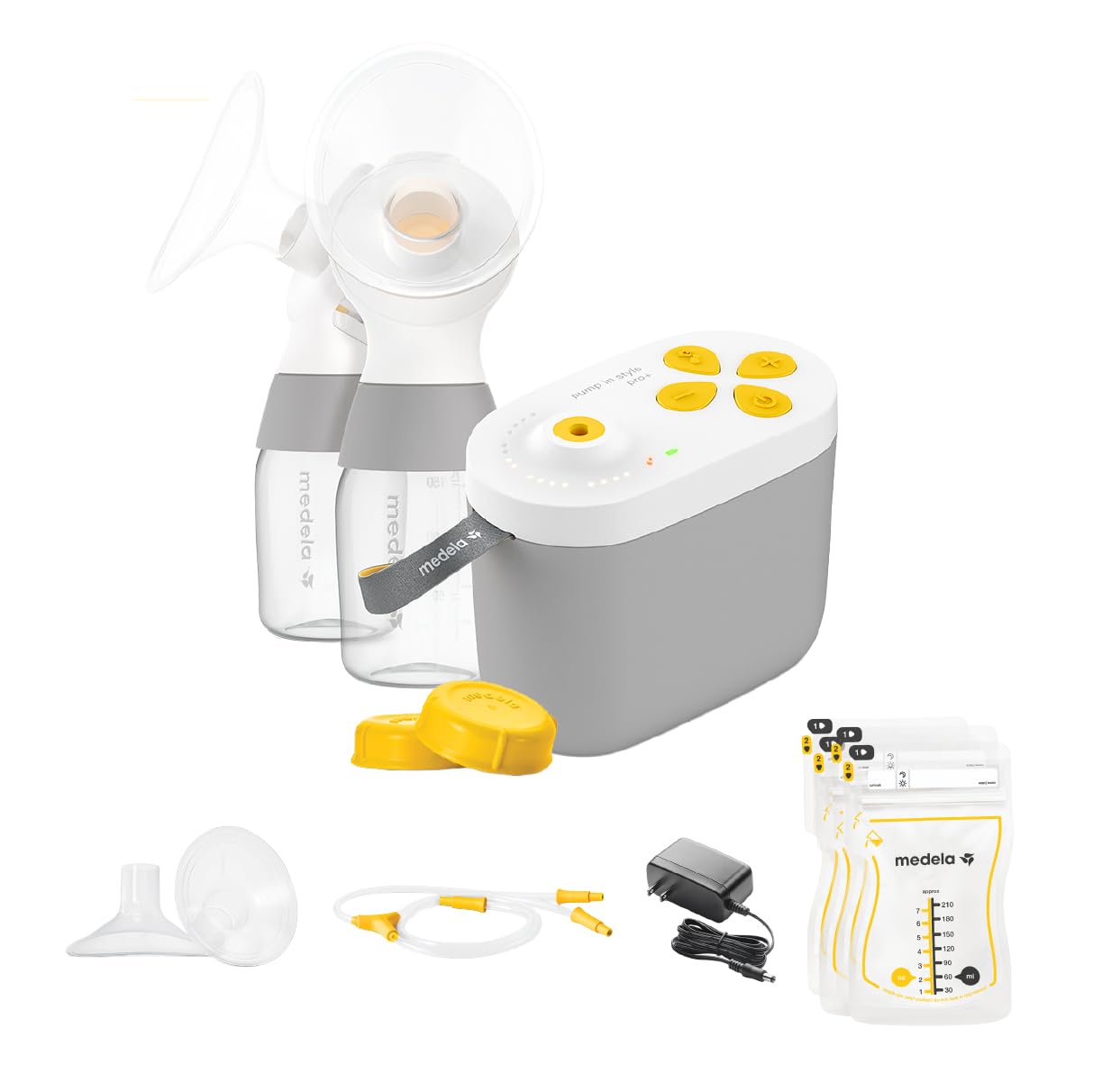 New Medela Pump in Style Pro+, extractor de leche, recargable, grado hospitalario, doble sacaleches eléctrico