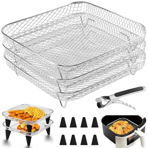 Support friteuse air 20,3 cm triple niveau pour cuisson croustillante - 2