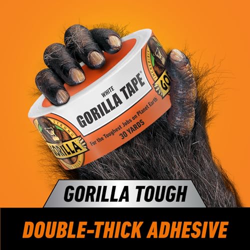 Image of GORILLA White Duct Tape, 1.88 inch x 30 yd, 4-Pack