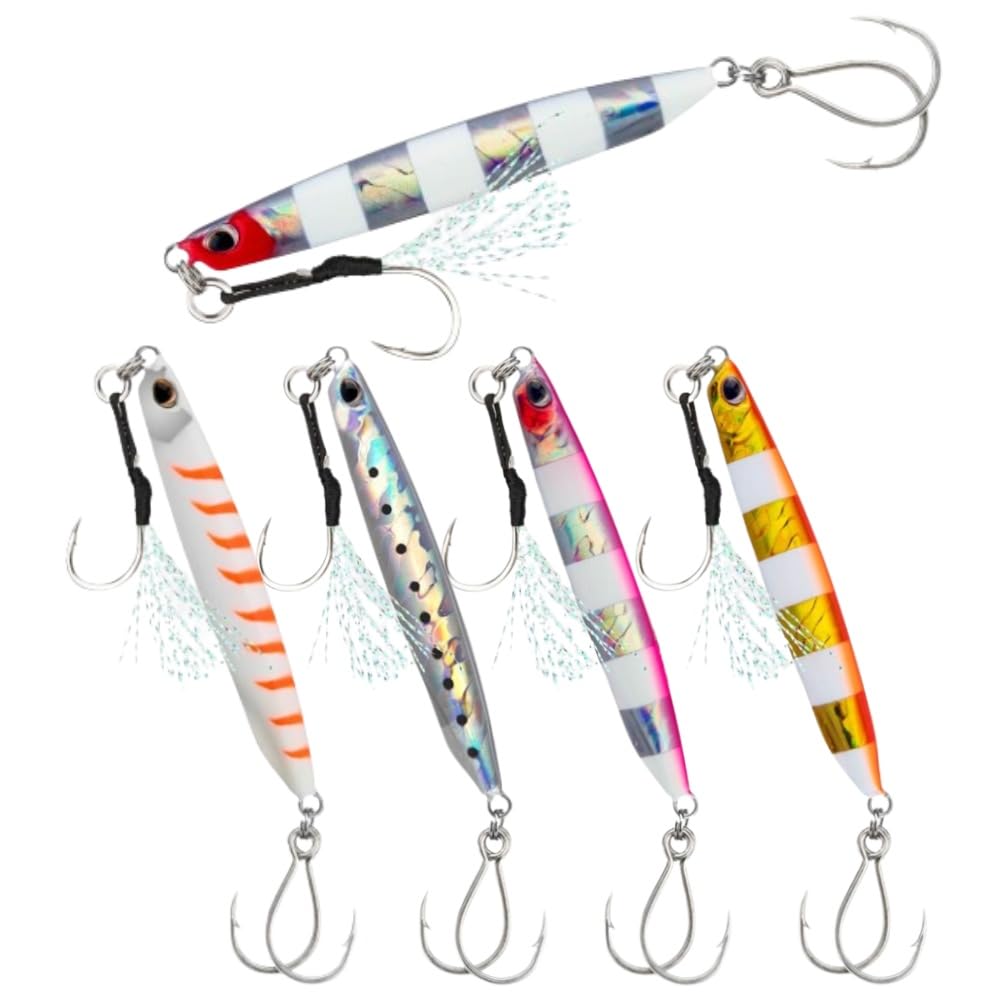 Amazon.co.jp: HONOREAL メタルジグ 5個 セット 60g 90mm 実績