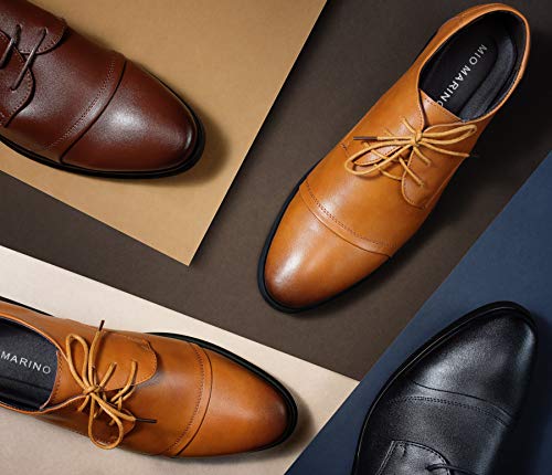 Image of Marino Oxford Dress Shoes for Men - Formal Leather Mens Shoes