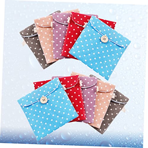 Bolsa portátil de lona para toallas sanitarias KOMBIUDA 10 pcs miniatura 4