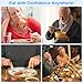 Adaptive Utensils, Weighted Utensils for Hand Tremors, Utensils for Parkinsons Patients,Elderly,Arthritis,Weak Hand Grip. Stainless Steel Knife,Fork,Spoons and Rocker Knife Set (4pcs Left-Handed)