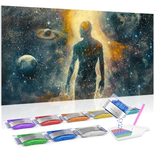 Diamond Painting carte du ciel étoilé Jumpdot avec strass brillants haute densité