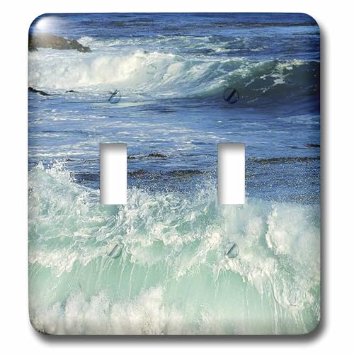 Interrupteur à baïonnette Pacific Ocean Waves 3dRose finition premium