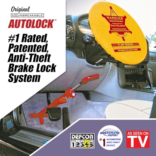 The Original Unbreakable Autolock Brake Pedal Lock