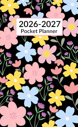 2026-2027 Pocket Planner: 2 Year Pocket Calendar | January 2026 To December 2027 | Floral Cover image 2
