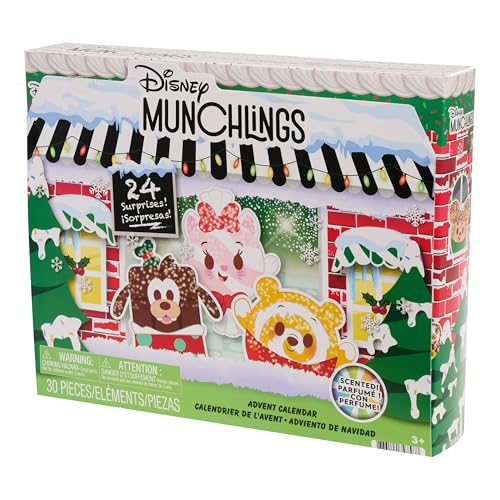 Disney Munchlings Advent Calendar with Color Change and Scented Figures 31-pieces