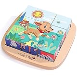 🐷【Beste Weihnachtsgeschenke】Jeder Holzblock misst ungefähr 1,6 '' * 1,6 '' * 1,6 '' und ist daher perfekt für die Hände von Kleinkindern geeignet. Es wird eine gute Wahl als Reisespielzeug sein. Keine Erstickungsgefahr. Sie müssen sich also keine Sorgen machen, dass Kinder ab einem Alter von 2/3/4 Jahren es schlucken. Es wird ein wunderbarer Geburtstag, Neujahr, Kindertag, Party, Familientreffen Geschenk für 2 3 4+ Jahre altes Mädchen sein