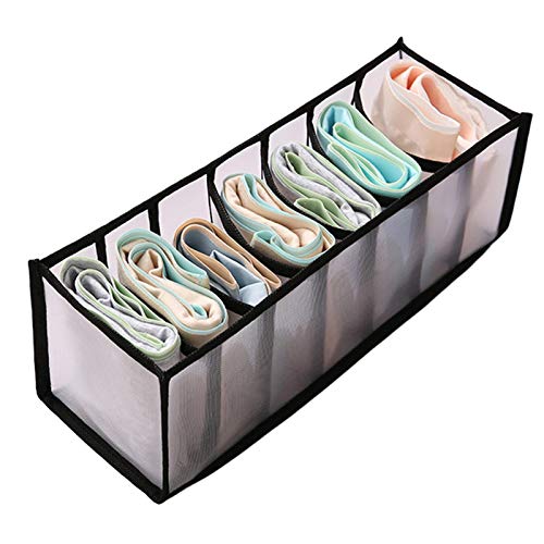 Organisateur de Tiroir sous Vetement Organiseur de Placard Boîte de Rangement Pliable Foulard Séparateurs de Tiroir pour Chaussettes, Soutien Gorge, Cravates, Mouchoirs Cover