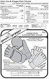 Glov-itts & Finger-free Gloves #529 For AdultsFingerless Gloves Mittens Sewing Pattern (Pattern Only)