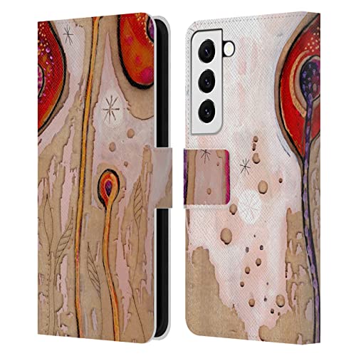 Coque en cuir Samsung Galaxy S22 5G finition artistique haut de gamme Wyanne