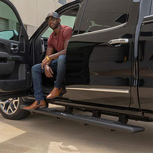 Aries estribos running boards para Ford F-150 negro miniatura 4
