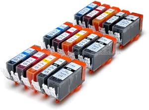 Lot De 10 Cartouches D'encre Compatibles Canon PGI525 CLI526 - Pour MG5250, 5270, MG5350