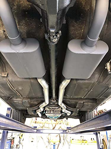 Image of Floshine Universal Mufflers,Dual Chamber 2.75 inch inlet /2.75 inch outlet?Performance Automotive Muffler Exhaust FH427540