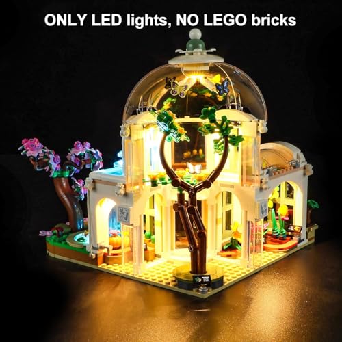 Image of Vaodest LED Light for Lego 41757 Friends Botanical Garden Set,Design and Configuration Compatible with Model 41757(LED Light Only, Not Building Block Kit)