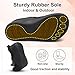 Spesoul Wide Womens Walking Shoes Adjustable Diabetic Shoes Breathable Zero Drop Barefoot Shoe Neuropathy Edema Nursing Shoe Wide Width Sneakers 7.5 Black