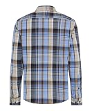 Brax Męska koszula Light Flanell Check, 25 bałtycki, S