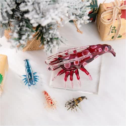 Amazon.com: Tiger Realistic Handpainted Freshwater Shrimp Figurines ...