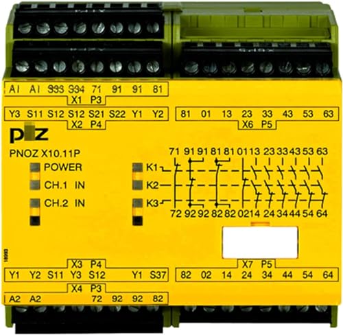 Relais de sécurité PNOZ X Pilz 777750 avec 6 contacts NO et 4 contacts NF